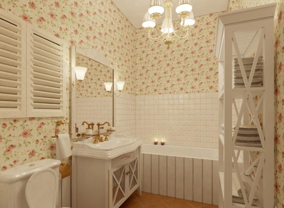 Provence Style Bathroom Vanity